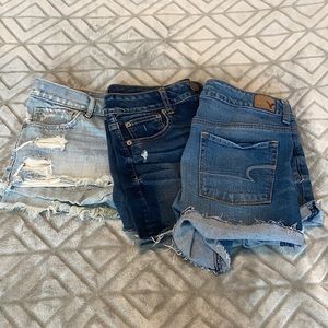 Abercrombie & Fitch and American Eagle. Size 10.